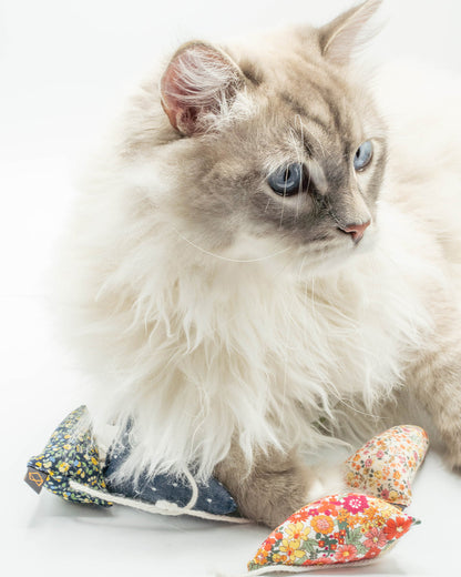 MODERN MOUSE CATNIP TOY - FLORAL