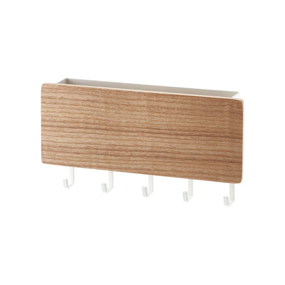 Magnetic Key Rack - Steel + Wood